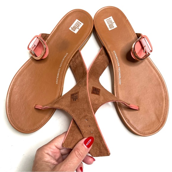 FITFLOP Gracie Leather Toe Post Sandal - Picture 5 of 16